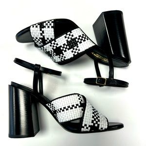 Burberry Weaved Leather Sandals